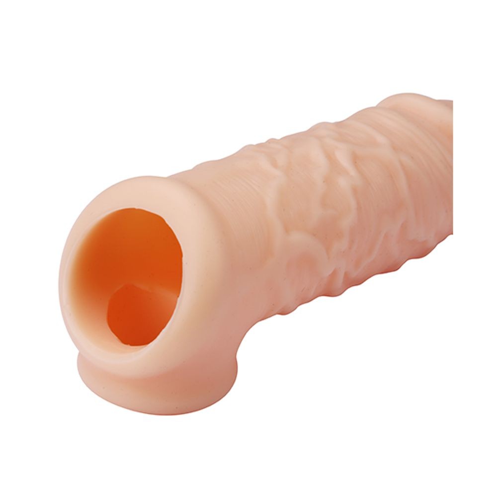 21689 REALSTUFF EXTENDER WITH BALL STRAP 5.5 PROLUNGA FALLICA PER IL PENE IN SILICONE COLOR CARNE 14 CM