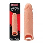 21690 REALSTUFF EXTENDER WITH BALL STRAP 6.5” PROLUNGA FALLICA PER IL PENE IN SILICONE COLOR CARNE 16,5 CM