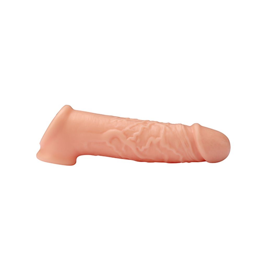 21690 REALSTUFF EXTENDER WITH BALL STRAP 6.5” PROLUNGA FALLICA PER IL PENE IN SILICONE COLOR CARNE 16,5 CM