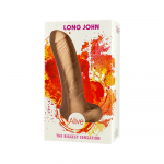 21027 LONG JOHN PENE ARTIFICIALE DILDO FALLO REALISTICO 8,5” IN PVC COLOR CARNE