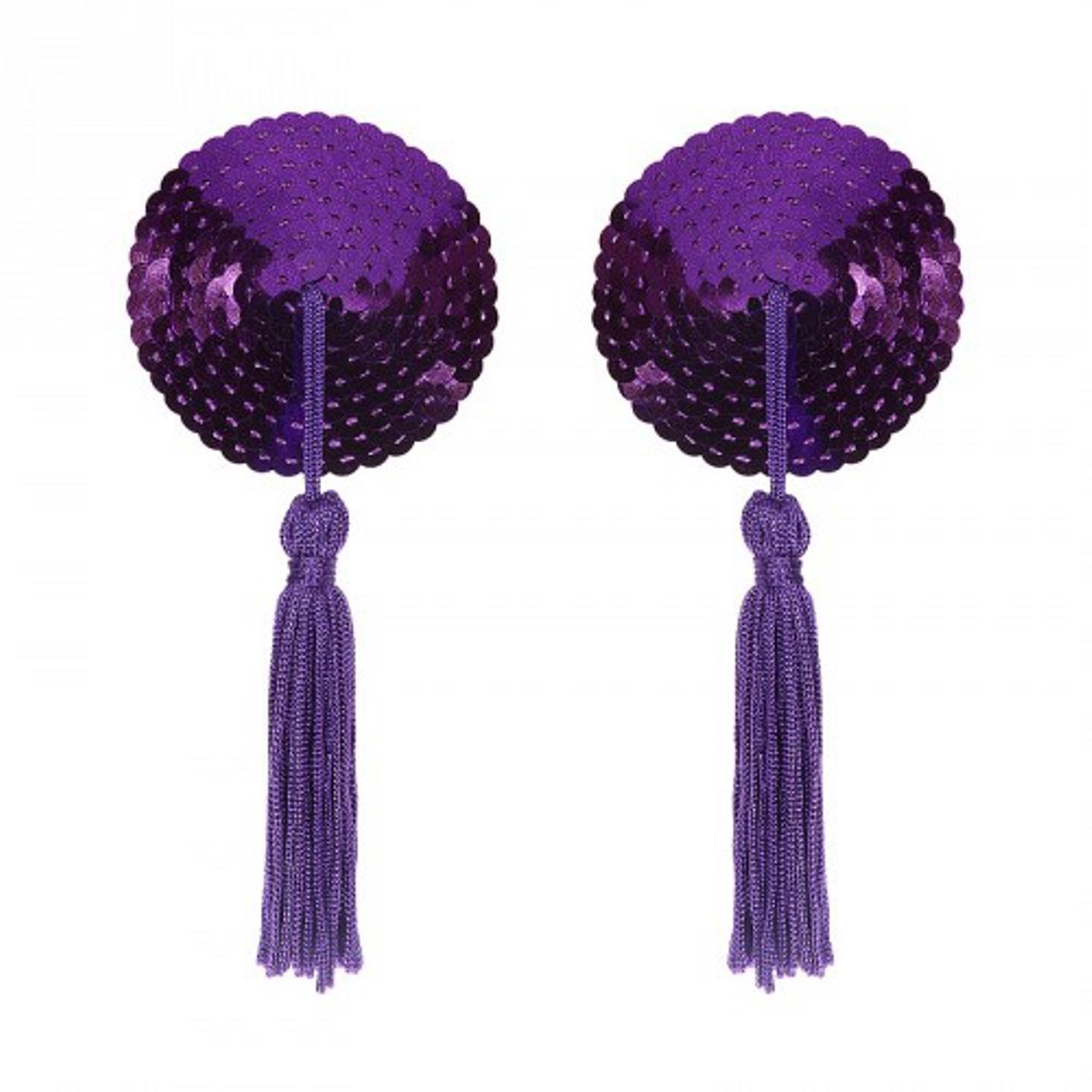 4720747 FEELISSIMA PURPLE COPRICAPEZZOLI VIOLA CON PAILLETTES