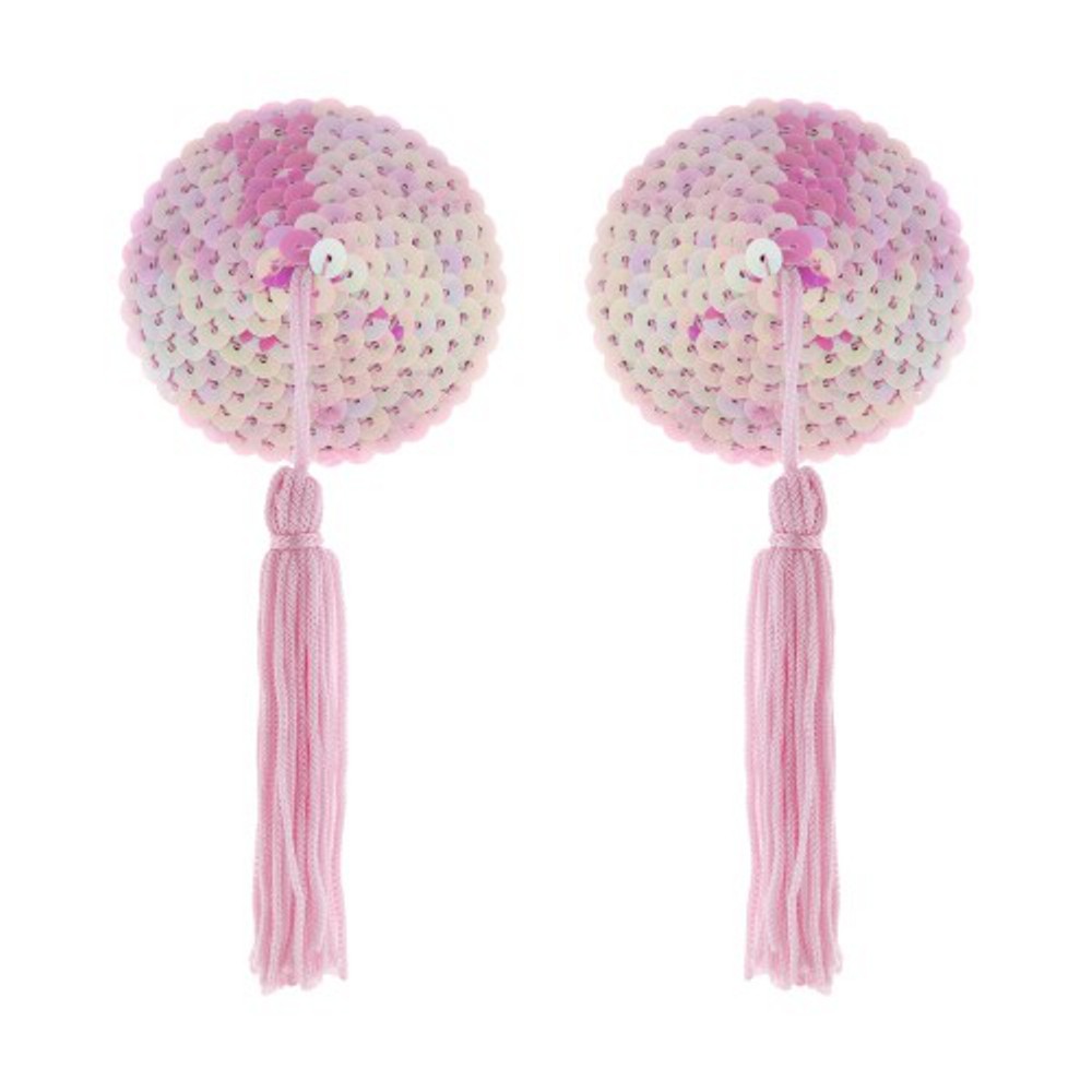 4720024 FEELISSIMA FEEL PEARL COPRICAPEZZOLI ROSA CON PAILLETTES