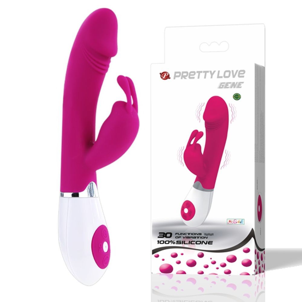 11258 PRETTY LOVE GENE SILICONE FUXIA 30 FUNZIONI CM 20 X 3