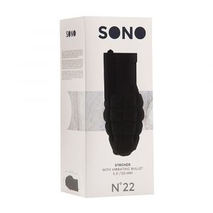 SON022BLK NO.22 - STROKER - WITH VIBRATING BULLET &ndash; BLACK