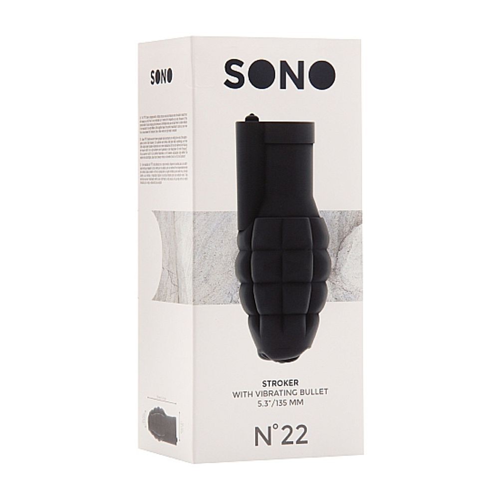 SON022GRY NO.22 - STROKER - WITH VIBRATING BULLET – GREY