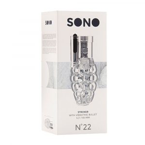SON022TRA NO.22 - STROKER - WITH VIBRATING BULLET &ndash; TRANSLUCENT
