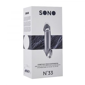 SON033TRA NO.33 - STRETCHY PENIS EXTENSION - TRANSLUCENT