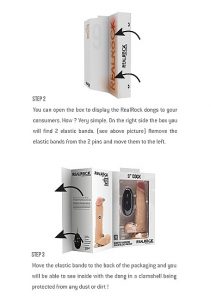 REA002SKN REALROCK VIBRATING REALISTIC COCK - 7" - WITH SCROTUM - SKIN