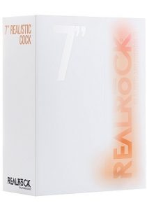 REA013SKN REALISTIC COCK - 7" - WITH SCROTUM - SKIN