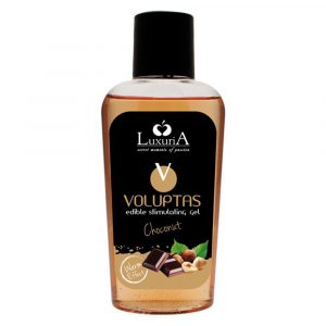 GEL DA MASSAGGIO COMMESTIBILE LUBRIFICANTE INTIMO STIMOLANTE EDIBILE LUXURIA VOLUPTAS CHOCONUT 100 ML