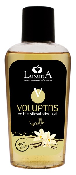 LUBRIFICANTE INTIMO STIMOLANTE EDIBILE LUXURIA VOLUPTAS VANILLA 100 ML