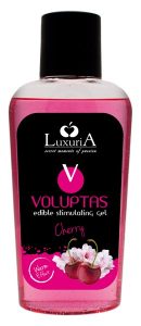 LUBRIFICANTE INTIMO STIMOLANTE EDIBILE LUXURIA VOLUPTAS CHERRY 100 ML