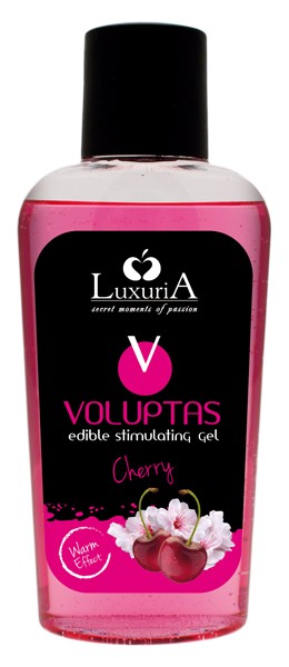 LUBRIFICANTE INTIMO STIMOLANTE EDIBILE LUXURIA VOLUPTAS CHERRY 100 ML