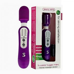 SHT046PUR TWIZZLE TRIGGER MAXI – PURPLE MASSAGGIATORE VIOLA 20 CM