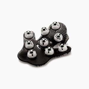 TOU072BLK MASSAGE GLOVE - BLACK GUANTO DA MASSAGGIO CON RULLI COLORE NERO