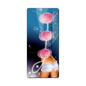 20088 TRE PALLINE VAGINALI IN SILICONE ROSA