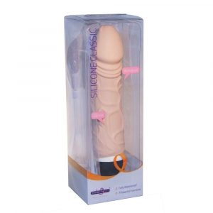 SEVEN CREATIONS CLASSIC FLESH – FALLO REALISTICO VIBRANTE IN SILICONE COLOR CARNE CM 19