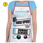 G 2031-007 GREMBIULE OGGI SPOSI DOMANI SCHIAVI