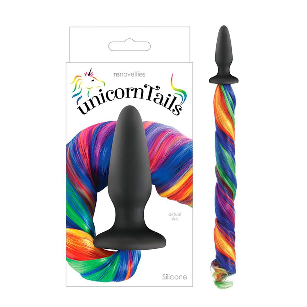 280413 PONYPLUG UNICORN TAILS RAINBOW CODA DI UNICORNO