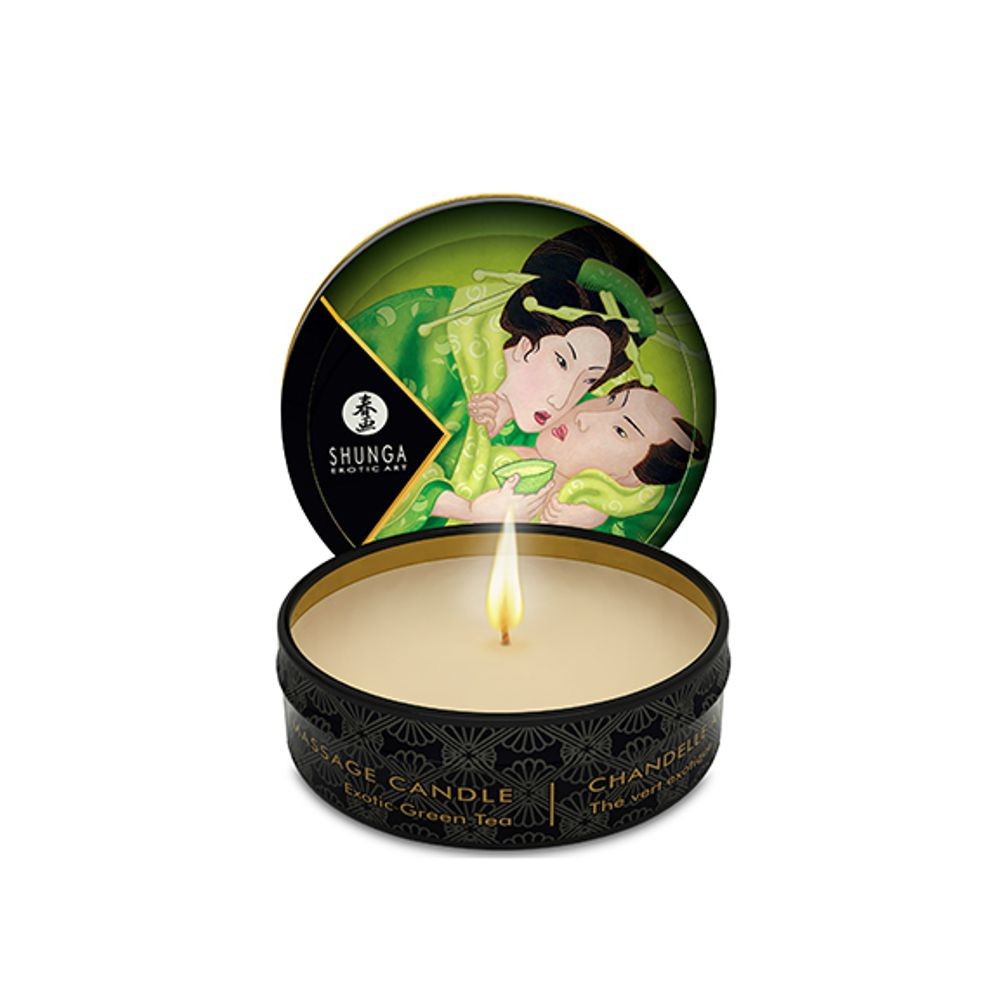 274611 MASSAGE CANDLE EXOTIC GREEN TEA 30 ML CANDELA A BASE DI SOIA