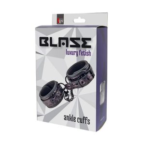 21270 BLAZE ANKLE CUFF PURPLE POLSIERE REGOLABILI TRAMITE FIBBIA IN STILE CINTURA