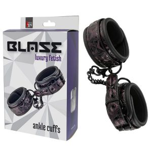 21270 BLAZE ANKLE CUFF PURPLE POLSIERE REGOLABILI TRAMITE FIBBIA IN STILE CINTURA