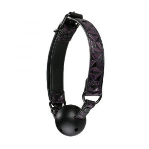 21274 BLAZE BALL GAG PURPLE PALLINA MORSO IN PLASTICA LISCIA E INSAPORE TRASPIRANTE