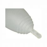 MELUNA COPPETTA MESTRUALE CLASSIC TAGLIA M COLORE TRASPARENTE FORMA GAMBO