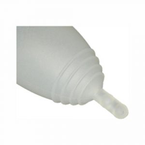 MELUNA COPPETTA MESTRUALE CLASSIC TAGLIA M COLORE TRASPARENTE FORMA GAMBO