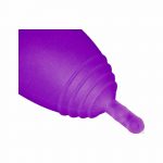 MELUNA COPPETTA MESTRUALE CLASSIC TAGLIA S COLORE VIOLA FORMA GAMBO