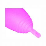 MELUNA COPPETTA MESTRUALE SOFT TAGLIA S, M, L, COLORE ROSA FORMA GAMBO