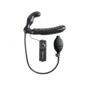 44798 FF DELUXE VIBRATING INFLATABLE STRAP ON