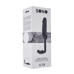 SON038GRY N.38 – STRETCHY PENIS EXTENSION AND PLUG – GREY