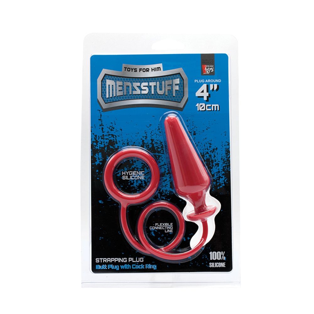 21276 MENZSTUFF 4’’ SINGLE RING ANAL PLUG