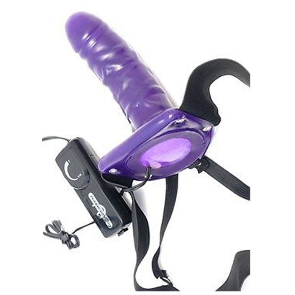 55004328 FALLO REALISTICO NON VIBRANTE INDOSSABILE IN PVC VIOLA CM 16.5