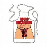 SEX3923B MAXY GREMBIULE TIFOSO ROSSONERO GREMBIULE IN TESSUTO PER SEXY CENA