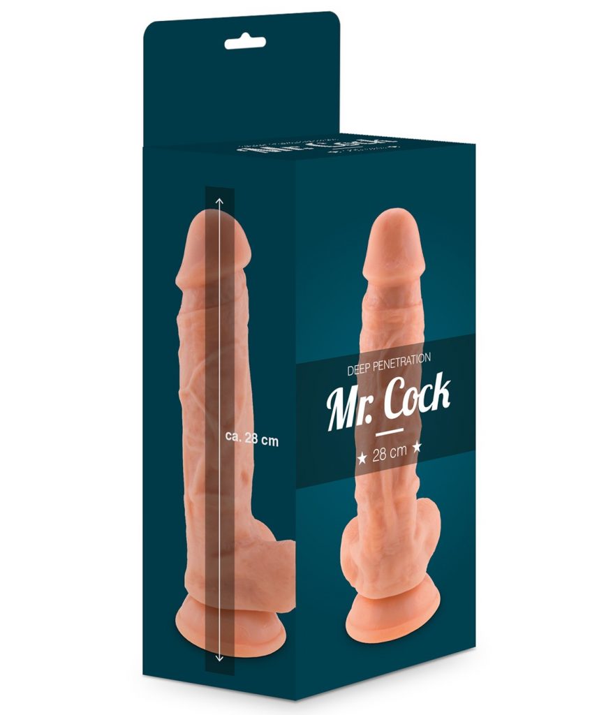 55078871 MR. COCK 28CM FLESH FALLO REALISTICO NON VIBRANTE COLOR CARNE 28 CM