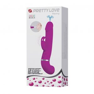 6031 PRETTY LOVE HENRY VIBRATORE DI DESIGN 100% SILICONE COLORE FUXIA
