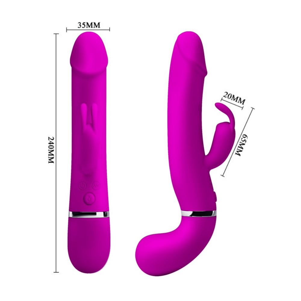 6031 PRETTY LOVE HENRY VIBRATORE DI DESIGN 100% SILICONE COLORE FUXIA