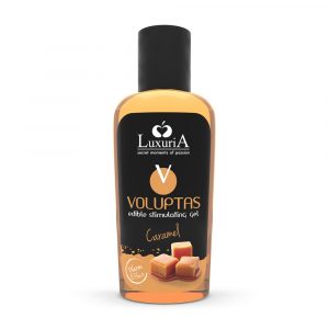 LUBRIFICANTE INTIMO STIMOLANTE EDIBILE LUXURIA VOLUPTAS CARAMEL 100 ML
