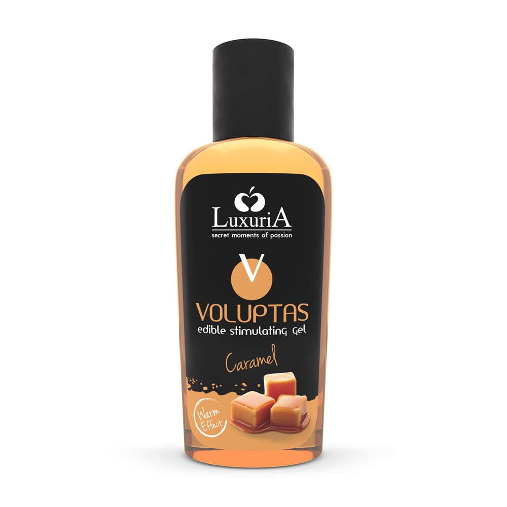 LUBRIFICANTE INTIMO STIMOLANTE EDIBILE LUXURIA VOLUPTAS CARAMEL 100 ML