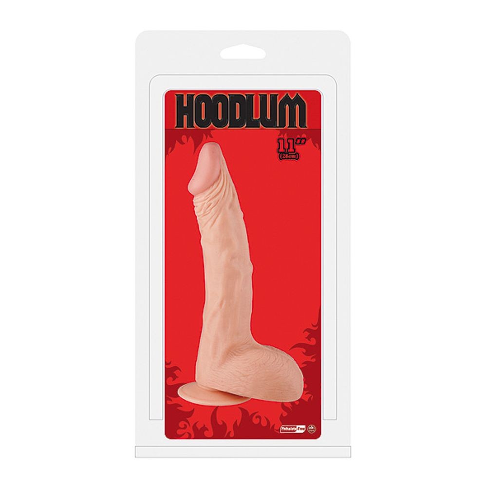 55078159 HOODLUM REALISTIC DONG 11” FLESH