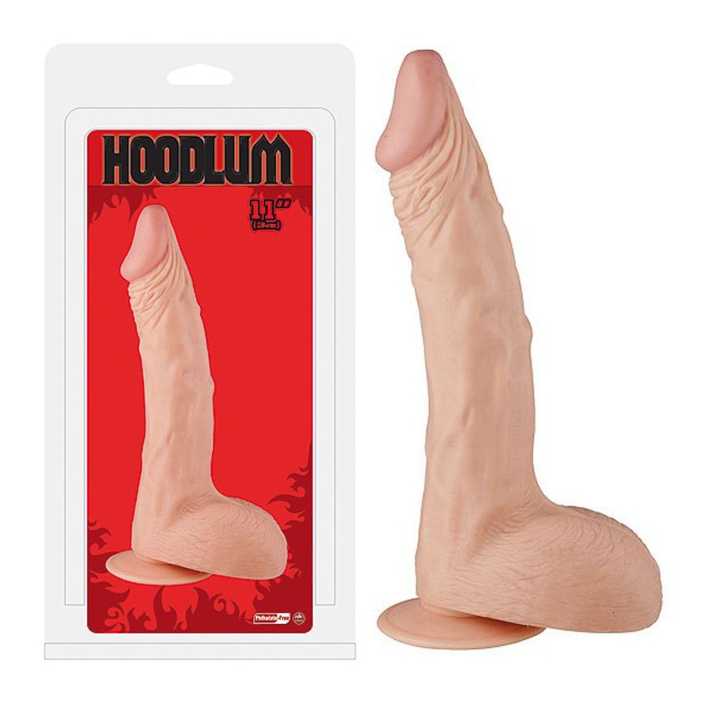 55078159 HOODLUM REALISTIC DONG 11” FLESH