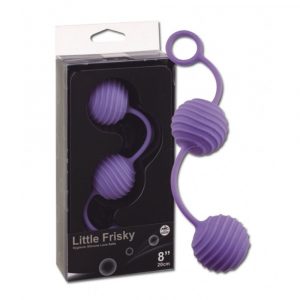20124 LITTLE FRISKY PURPLE PALLINE VAGINALI IN SILICONE VIOLA