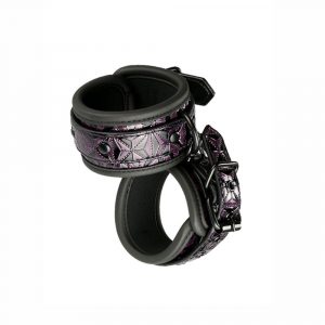 21269 BLAZE HANDCUFF PURPLE LUXURY FETISH POLSIERE IN NEOPRENE REGOLABILI