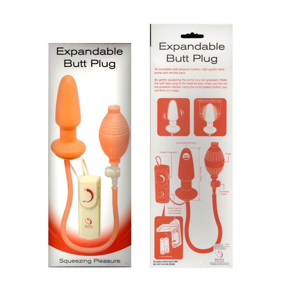 18003 EXPANDABLE PLUG GONFIABILE ANALE VIBRANTE CON TELECOMANDO