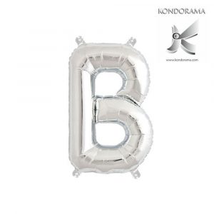 2222-02 LETTERA BI ARGENTO LETTERE GONFIABILI IN FOIL