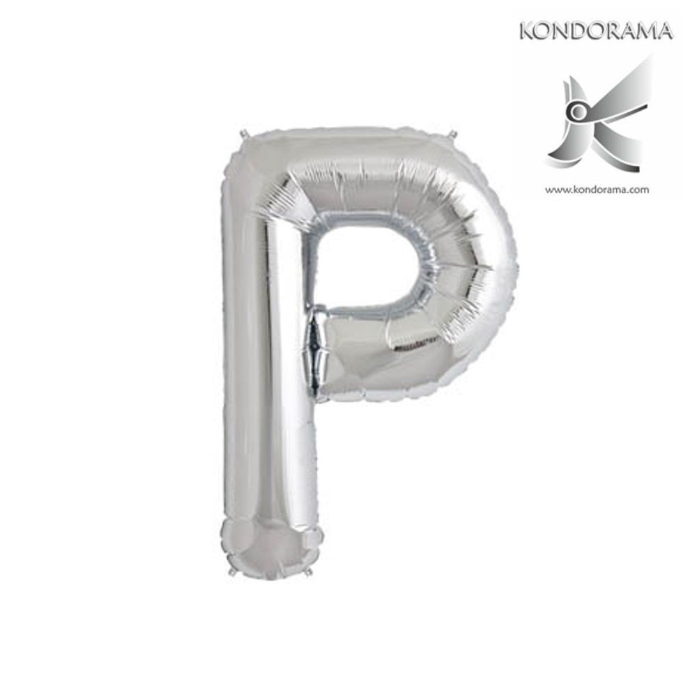 2222-16 LETTERA PI ARGENTO LETTERE GONFIABILI IN FOIL