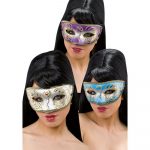 00610-1 MASCHERA CARTAèESTA DECORATA