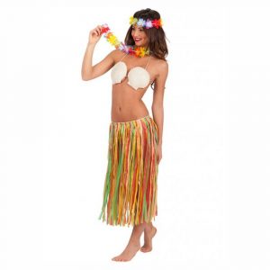 04740-1-SET-HAWAII SET HAWAII (COLLANA, FRONTALINO, GONNA LUNGHEZZA CM.70 C.CA)